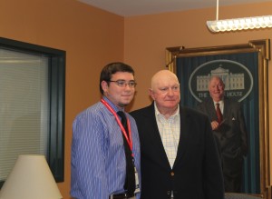 FPU Ian Corey with Marlin Fitzwater 